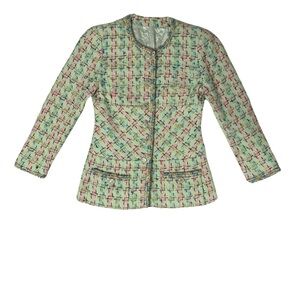 Vintage Pastel Tweed Blazer